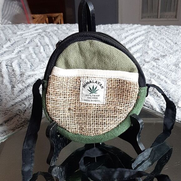 HIMALAYAN NEPAL Hemp  Money Bag 3  7W x6 L  7‎ Total Free For Bag over 30 - Picture 10 of 12